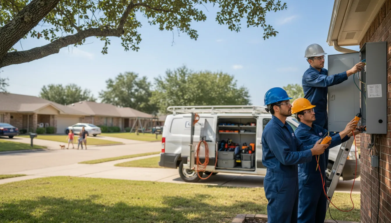 Certified electrician providing emergency electrical services in Fontana, WI